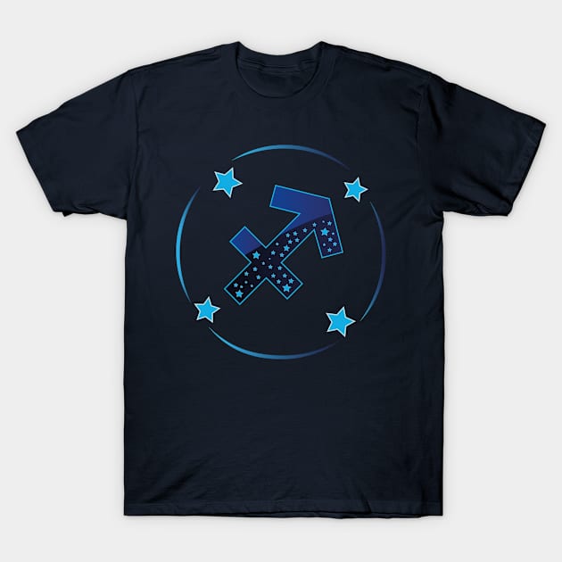 Zodiac Astrology Sagittarius T-Shirt by Byntar